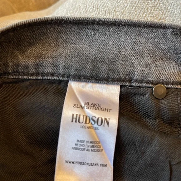Hudson men’s Blake slim straight jeans. Size 31. Barely worn. - Picture 4 of 4
